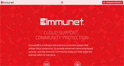 Desktop Screenshot of immunet.com